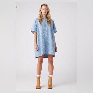 Tami Wrangler Wild Thing Denim Women's Tee Dress
100% Cotton
